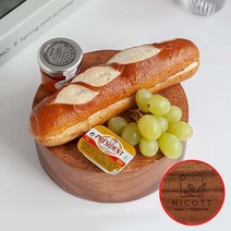 니코트 우드 라운드 플레이팅보드 M, 1개