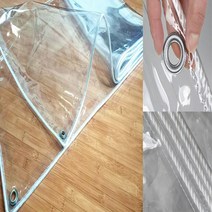 친환경비닐 두께 0.5mm) 편하게 쓸수 있는 pvc방풍비닐, 고정폭 115cm x 100cm