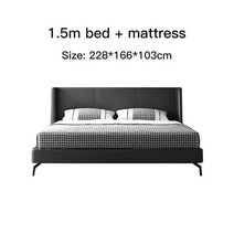 mueble 골동품 나무 침실 가구 살이 포동 포동하게 찐 플랫폼 침대 다중 크기 프레임 편안한 더블 침대 세트, 1.5m 침대 매트리스