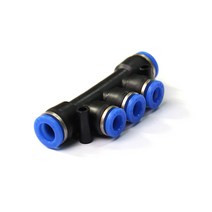 원터치 피팅 PKG 08-6mm 분배 공압 에어 배관 자재, 단품