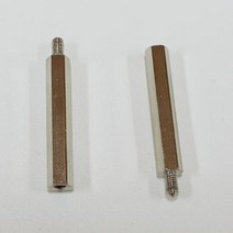 지지대 볼트 너트 육각 PCB 서포트 황동 니켈도금 m3 m4 m5, P.지지대볼트(니켈도금) / m5-7-10 (2개)