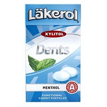 Cloetta Lakerol Dents Menthol Pastilles 24 Boxes of 36g, 1