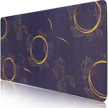 Hapinest Golden Wreath 대형 확장 마우스패드 | 키보드 및 마우스용 책상 매트 | 가정 및 사무실 액세서리용 노트북 및 데스크탑 프로텍터 | 풀 XXL 게이밍 마