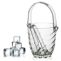아트웨어 유리 웨이브 아이스버킷, 단품, 상세페이지 참조