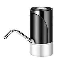 스마트 물병 펌프 USB 충전 자동 전기 물 디스펜서 병 워터 스위치 마시는, 02 Black