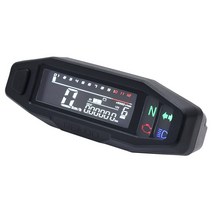 오토바이 부품 최신 오토바이 속도계 오일 게이지 타코미터 범용 디지털 미터 계기판 방향 지시등, [02] without sensor