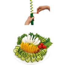 홈 파티 간식 야채 꾸미기 회오리 감자 칼 과일장식용 채소커터 절단기 스푼 플레이팅 커팅기 화채 볼러