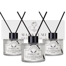 실내방향제 마크퓸 디퓨저 모던에디션 130ml X 3개 기획세트, 클린코튼 3개