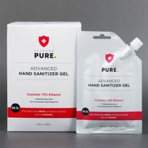 순수 퓨어 휴대용 핸드 새니타이저겔 30ml 20개 916026
