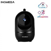 INQMEGA HD 1080P 클라우드 무선 IP 카메라 인텔리전스 오토 트래킹 휴먼 홈 보안 감시 CCTV 네트워크 WiFi, 1080P-화이트 32GB 추가, 협력사, EU 플러그