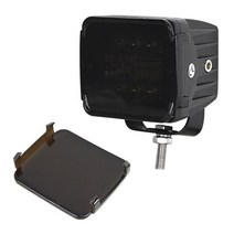 작업등 화물차작업등 ctm서치라이트 선박 차량 2pcs led 바 커버 블랙클리어옐로우그린레드오렌지 led 바 커버 3inch led 포드 바 오프로드 작업 램프, 검은색