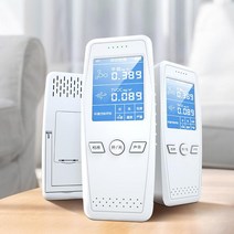 가정용 미세먼지 측정기 지능형 경보 산소 실내 농도 공기질 이산화탄소 산도 경보기, 단일사이즈