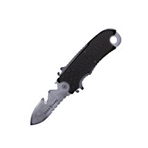 아쿠아렁 스몰 스퀴즈 스피어 티타늄 나이프, BLK