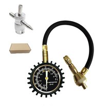 측정 측량도구 캘리퍼 노기스 2인 1 전문 타이어 급속 디플레이터 압력 게이지 75Psi 4x4 대형 오프로드, 02 Same as picture_01 0-75psi