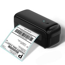 Phomemo 열 라벨 프린터 맥 윈도우 크롬북 데스크톱용 배송 Amazon Ebay Shopify Etsy UPS FedEx DHL과 호환되는 프린터 380459, Black