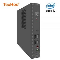 TexHoo-미니 PC 컴퓨터 인텔 코어 i7 i5 프로세서 윈도우즈 10 프로 리눅스 씬 클라이언트 클라우드 터미널 산업 COM 블루투스 와이파이, 4G RAM 256G SSD, A Intel Core i3-2350M