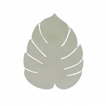 북유럽 린드 DNA 몬스테라 리프 누포 코스터 Olive green