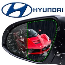 사이드미러 방수발수 필름 현대차, 011_현대 NF소나타-LED리피터有_08년10월-09년08월