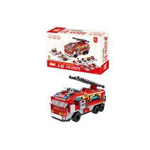 DIGO 사다리 소방차 12in1 트랜스폼 블럭 세트, DIGO 사다리 소방차 12in1 트랜