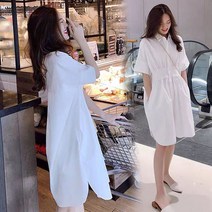 녕동 여름 여성의류 여성 셔츠 원피스 여름 루즈핏 빅사이즈 예쁜 +사은품
