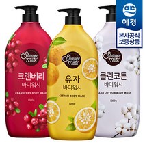 [샤워메이트]샤워메이트 파머스 바디워시 1200g x3개, 색상:크랜베리|사이즈:워시 1.2kg x3개