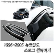 PGM1*^몰뉴코란도 (1996-2005) 세원 스모그 윈도우 썬바이저 차량져 자동차 선져 바이져 자동차져 선저^*1췤pgm, a^^*옵션없슴