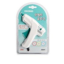 오공 핫멜트 글루건 7.2mm 20W, 10개