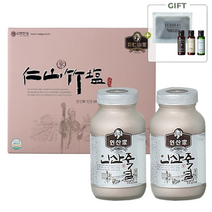 [여행용세트증정]인산가 9회자죽염 세트 B [자죽염분말 230g x 2개] 죽염본가 9번구운 인산죽염 + 선물용 종이백 증정