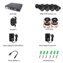 5mp 카메라 비디오 감시 시스템 4ch ahd dvr 키트 24pcs 5.0mp hd 실내 실외 cctv 카메라 p2p 비디오 보안 시스템 세트, 없음, 나는 플러그, 4ch 4pcs 5mp 카메라