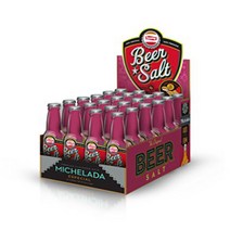 Twang Michelada Flavored Salt Beer Salt Box Citrus Dressed Beer 1.4 Ounce Mini Bottles 24 Count, 1