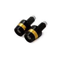 핸들발란스 범용 바이크 오토바이 스티어링 웨이트 모터사이클 핸들 플매트 카펫 매트 러그 떨어짐 방지 밸런스 터미널 그립 바 엔드 캡 스쿠터 액세서리, [02] 금, 1개