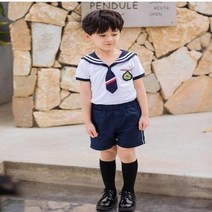 성가대복 성가대가운 찬양 초등학생을 위한 어린이 한국 학교 유니폼 정장 유치원 소년 소녀 티셔츠 네이비 스커트 선원 복장 코러스 의상교복 AliExpress, boys set+150cm height