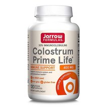 Jarrow Formulas 초유 프라임 라이프 400 mg 120 캡슐, 0.25lb, 1통