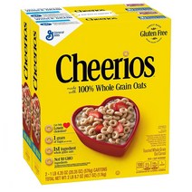 Cheerios 치리오스 아침식사대용 홀그레인오트 시리얼 1.1kg 2팩, 2개