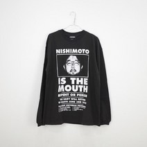 NISHIMOTO IS THE MOUTH CLASSIC L/S TEE BLACK NIM-L12C
