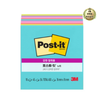 쓰리엠 포스트잇 강한 점착용 포스트잇 노트 10패드, 슈퍼노바 네온즈, 2개
