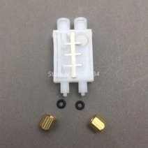 Epson 용 프린트 헤드 잉크 댐퍼 10 개 DX7 F189010 덤퍼 Zhongye Titan-jet Witcolor 프린터 플로터, 03 Damper and screw 3X2