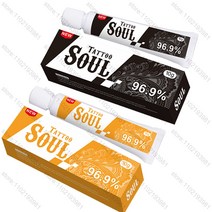 96.9% SOUL 옐로우 블랙 타투 크림 바디 눈썹 아이라이너 입술 피어싱 영구 메이크업용 핑크 10g, 07 Yellow-50PCS