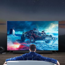 방폭 대형 화면 100 인치 120 LCD TV 4K HD 스마트 티비 교회 업소용 화면, LED-100 TV 버전