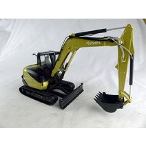 UH 1대24 합금KUBOTA KX0804 포크레인 굴삭기 모형, 금색KUBOTA KX080-4