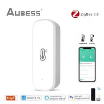 Tuya wifizigbee 스마트 온도 습도 센서 smartlife 스마트 홈 app 제어 온도계 alexa google assistant, 지그비 버전