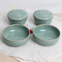 상감청자 운학 반상기세트(2인구성)