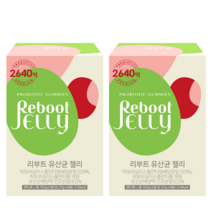 임산부 간식 추천 무설탕 리부트 유산균젤리, 리부트 유산균 젤리 2박스