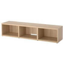 이케아 BESTÅ 베스토 TV장식장 화이트스테인 참나무무늬 180x40x38 cm 거실장 티비선반 더원트홈
