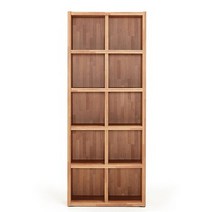 [바보사랑]사무용 서재 기본 오픈 5단 책장 800-도무스, 색상:웬지