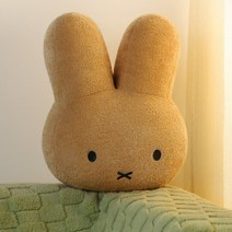 미피 등받이 인형 쿠션 토끼 등쿠션 쇼파 의자 침대 허리 베개 여자 친구 생일 선물 아이방, B