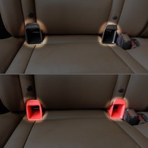 아이소픽스 가이드 ISOFIX 브라켓 설치, 레드(1set)