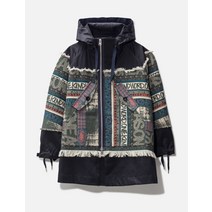 Sacai 에릭 헤이즈 자카드 후드 블루종
