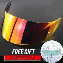 모토 헬멧 바이저 렌즈 전체 얼굴 오토바이 CASCO AGV K1 K3SV K5 CAPACETE REVO 쉴드, REVO RED GOLD