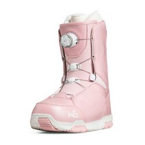스노우 보드 부츠 보드화 신발 이월 스키 장비 여성용 버클 와이어 겨울 방한, 라이트 핑크